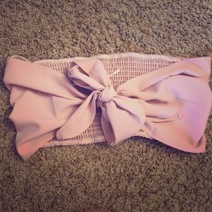 Bow tie tube top